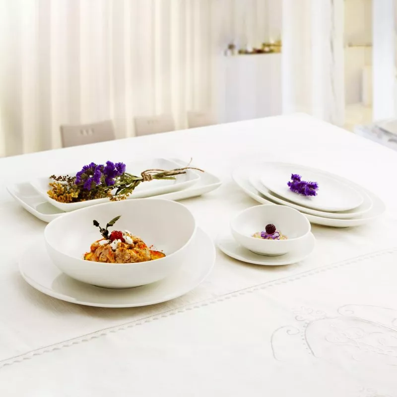 PLATO ARIANE COUPE VITAL HONDO 22 CM blanco con acabado mate, diseño elegante y formato redondo ideal para servir.