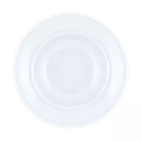 PLATO PASTA 24 BASIC/BCO DK100507 cerámico blanco con diseño clásico y acabado brillante, ideal para servir pasta.