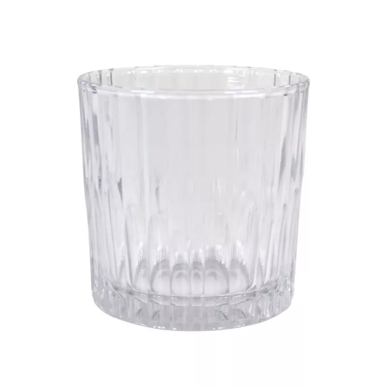 VASO MANHATTAN DURALEX 31 CL T03-1057AB de vidrio transparente, diseño estriado y acabado brillante ideal para cualquier mesa.