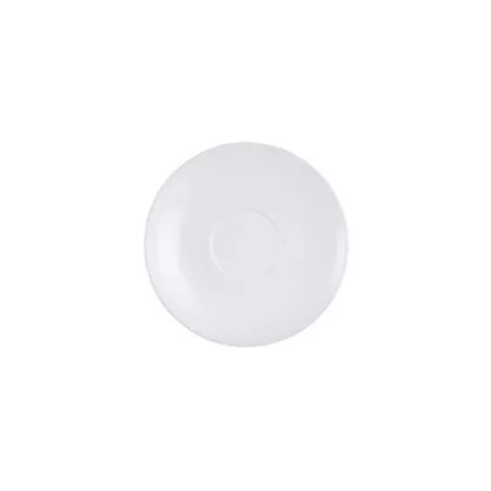 PLATILLO 153 RESTAURANT.BLANCO C/CORONILLA de cerámica blanca, acabado brillante y diseño elegante para servicio de alimentos.