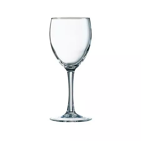 COPA PRINCESA 42 J4155 ARCOROC de cristal transparente con base estilizada y diseño clásico para vinos.