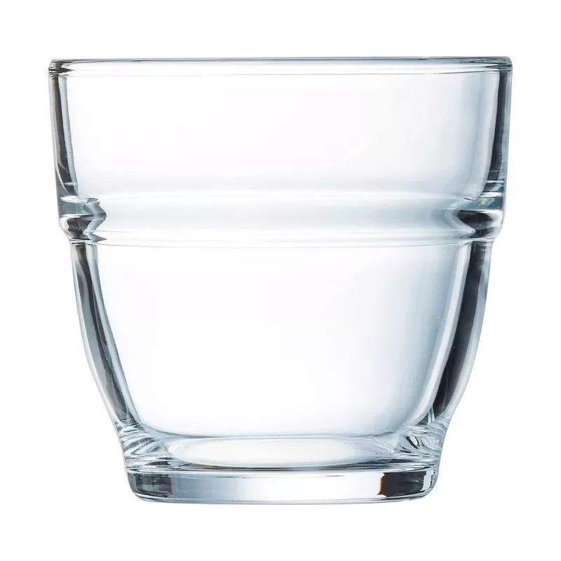 VASO FORUM 23 CL FB de vidrio transparente con diseño moderno y acabado pulido, ideal para bebidas frías.