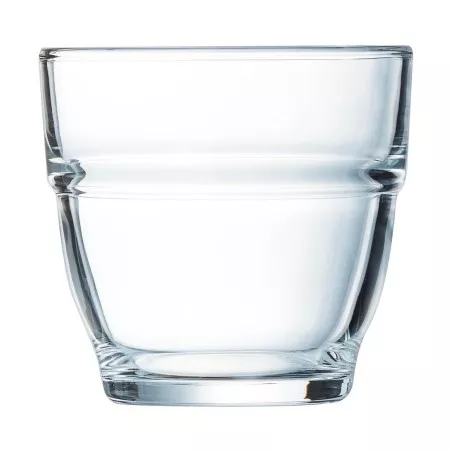VASO FORUM 23 CL FB de vidrio transparente con diseño moderno y acabado pulido, ideal para bebidas frías.