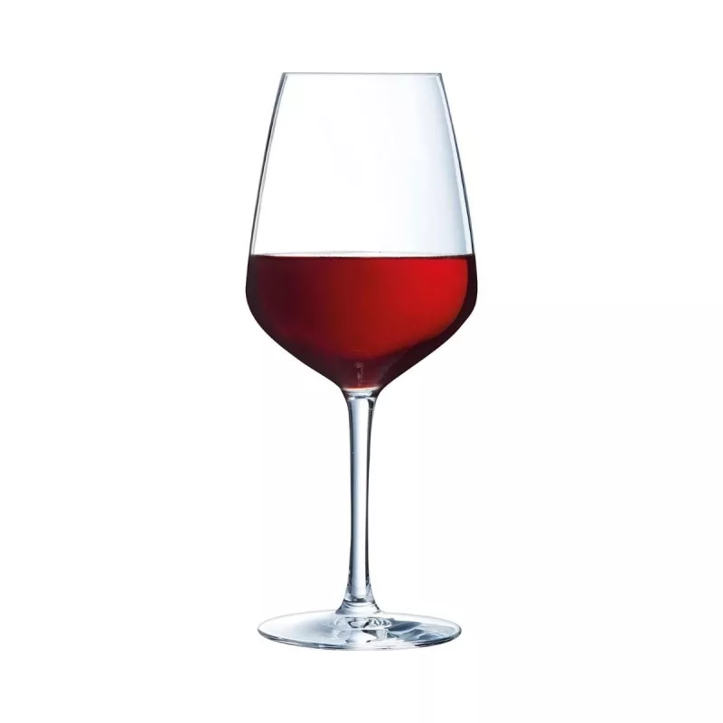 Copa Vina Juliette 40 cl, cristal transparente, diseño elegante con base estable y acabado pulido.