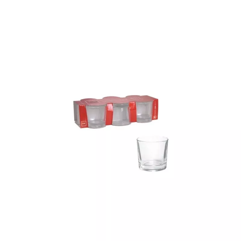 VASO LICOR ALAR CHUPITO COK 4,8 CL de vidrio transparente con diseño clásico, ideal para bebidas y cocktails.