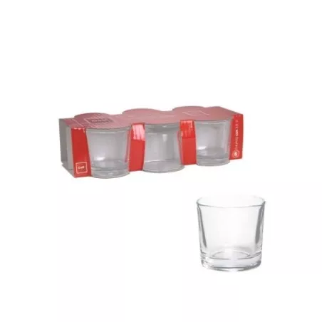 VASO LICOR ALAR CHUPITO COK 4,8 CL de vidrio transparente con diseño clásico, ideal para bebidas y cocktails.