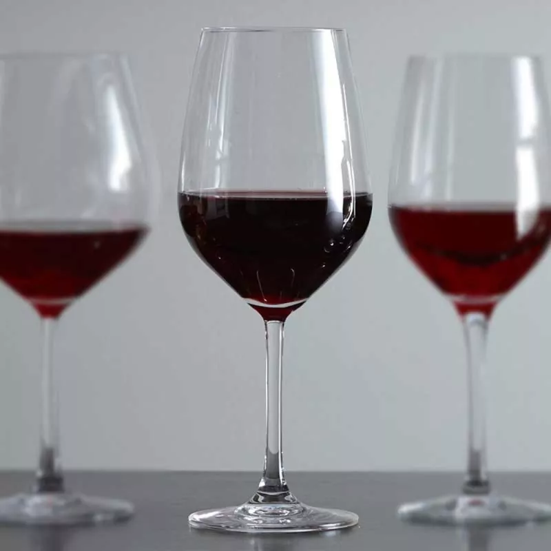COPA GRAND CUVEE BURDEOS 65 CL de cristal transparente, elegante diseño con pie largo para vinos tintos