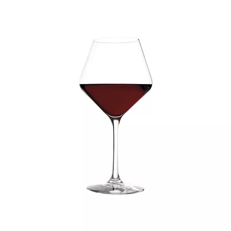 COPA REVOLUTION VV BORGOÑA 55 CL de cristal transparente, diseño elegante y borde fino ideal para vinos tintos.