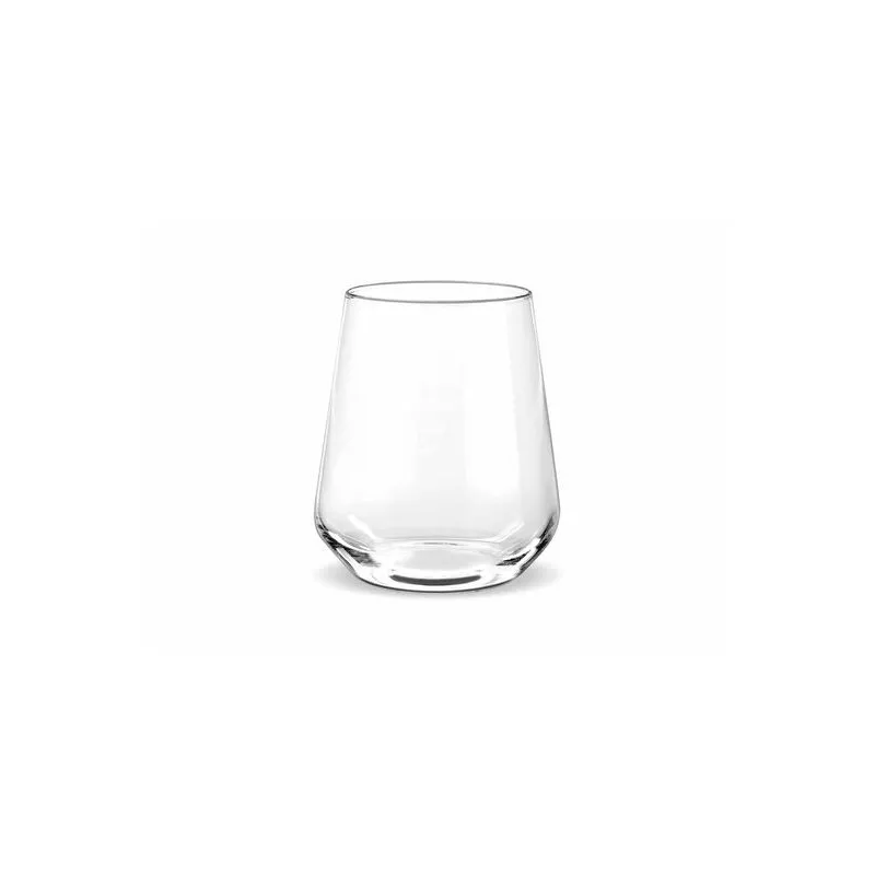 VASO CONTEA 490 CC V11096321 de vidrio transparente con diseño elegante y contorno curvado, ideal para cualquier bebida.