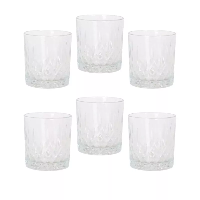 VASO LAV ODIN 330 CC ODN430F 1096933R de cristal transparente con diseño moderno y acabado brillante.