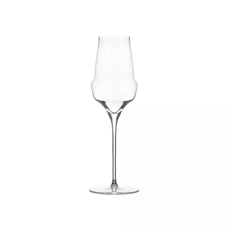 COPA CHAMPANG COCOON 34 CL de vidrio transparente con diseño elegante y base delgada ideal para champán.