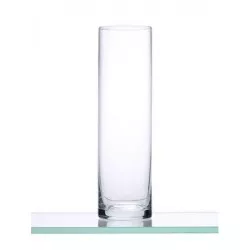 VASO TUBO 1269/30 ALEMAN J. BELLIDO de vidrio transparente, diseño alargado y elegante, ideal para bebidas frías.