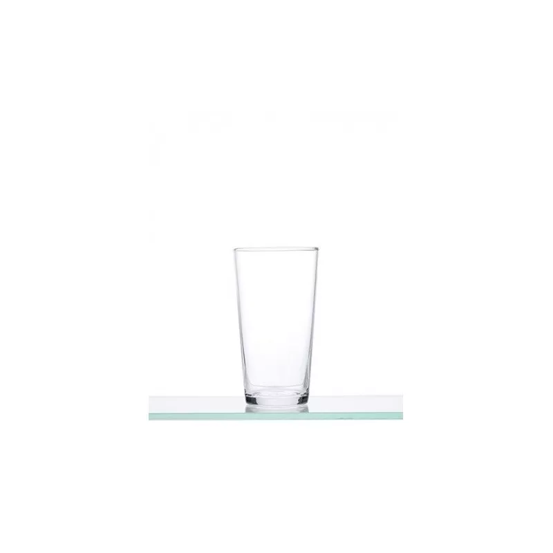 VASO SORIA 30 CL EXTRAFINO transparente de vidrio, diseño elegante y acabado liso, ideal para bebidas frías.