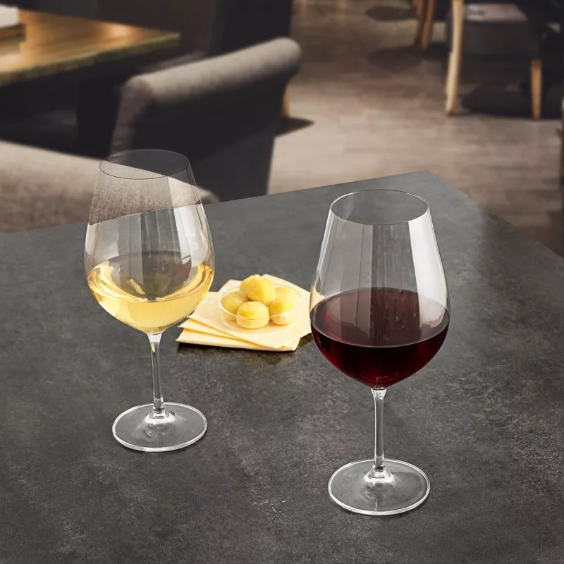 COPA BOHEMIA MAGNUS Nº1,1L cristal transparente, diseño elegante, capacidad 1L, ideal para vino tinto y blanco