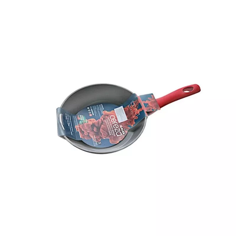 Sartén Alza Cereza 20 cm de aluminio antiadherente con mango rojo y diseño durable para cocina moderna