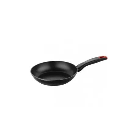 Sartén Monix Cherry 20 cm de aluminio antiadherente color negro con diseño ergonómico y mango rojo