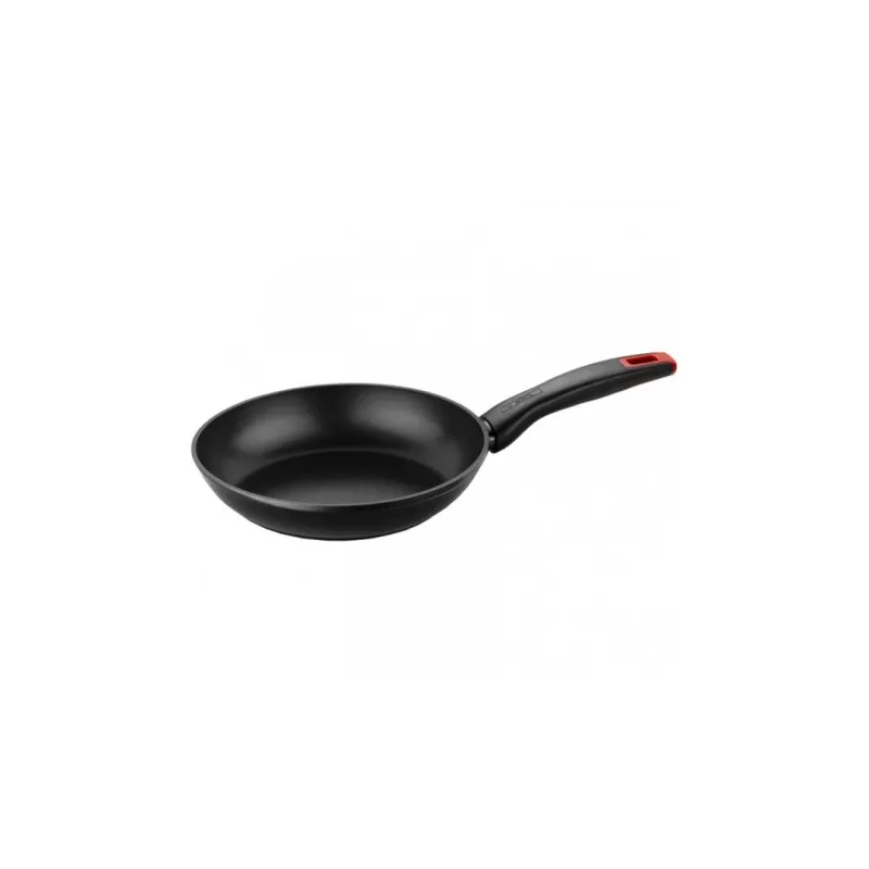 Sartén Monix Cherry 28 cm de aluminio antiadherente color negro con mango ergonómico y diseño ligero.