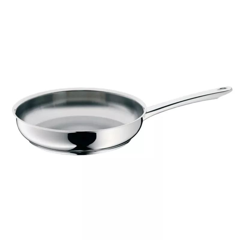 Sartén WMF Favorita 24 cm acero inoxidable con acabado pulido y diseño ergonómico para inducción