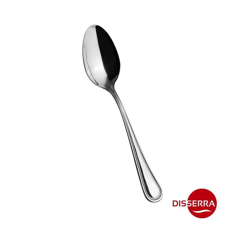 Cuchara mesa Queen 18/10 de acero inoxidable pulido, elegante diseño y acabado brillante para uso diario.