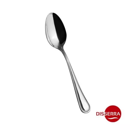 Cuchara mesa Queen 18/10 de acero inoxidable pulido, elegante diseño y acabado brillante para uso diario.