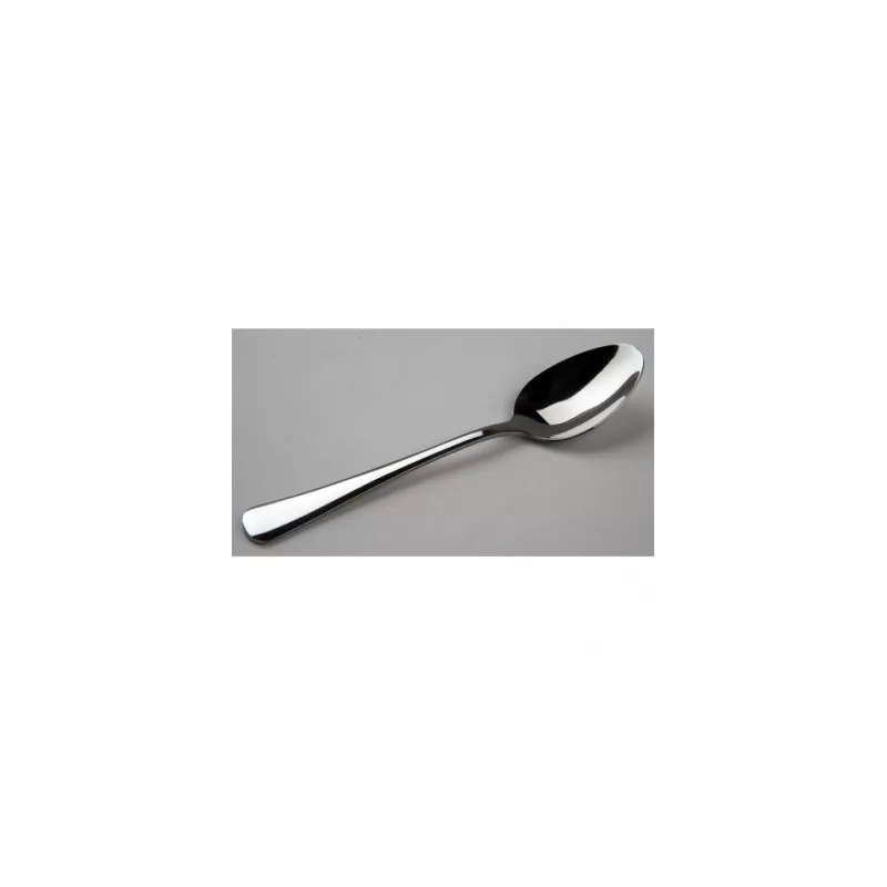 Cuchara Moka Vier Murano 4M10 de acero inoxidable brillante, diseño elegante y moderno, ideal para servir.