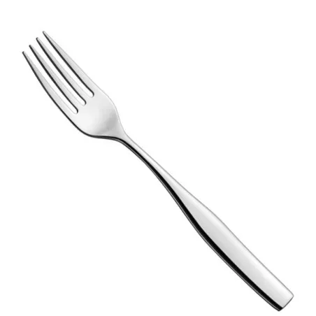 Tenedor mesa Jay grafito de acero inoxidable, diseño elegante y acabado pulido, ideal para uso diario.