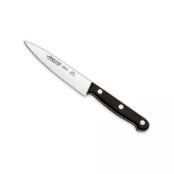 CUCHILLO RFª 280304 ARCOS de acero inoxidable con mango de madera negro y diseño ergonómico para un corte preciso