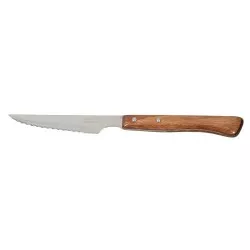 Cuchillo RFª 371500 ARCOS C/SIERRA de acero inoxidable con mango de madera y hoja serrada de 20 cm