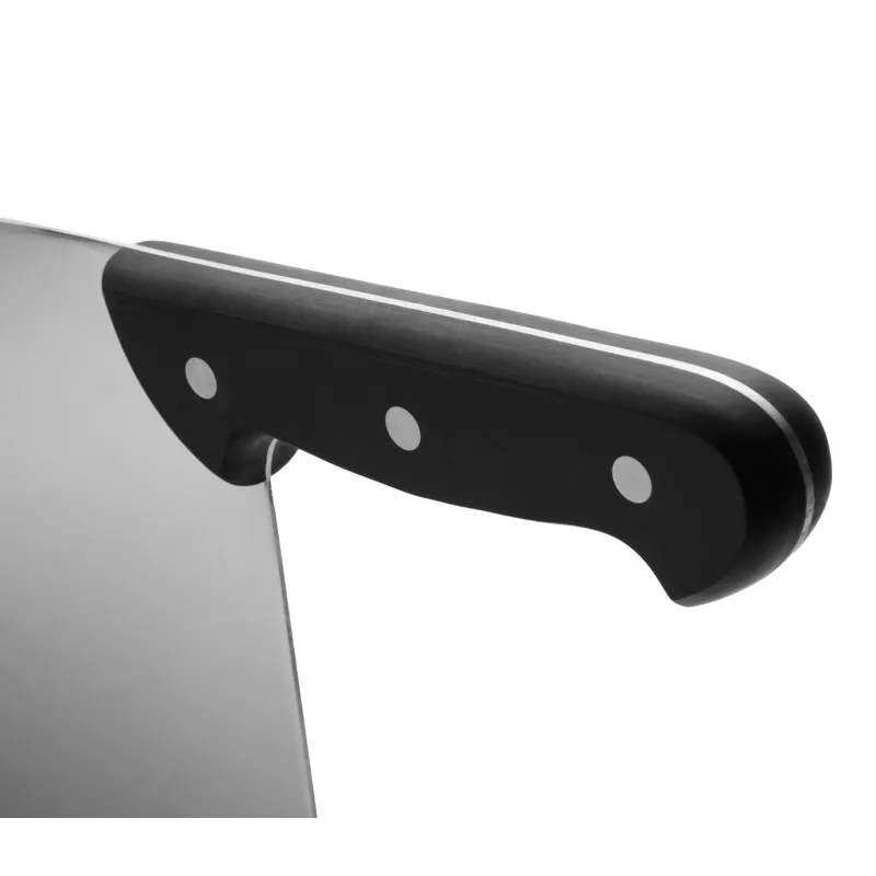 MACHETA REFª 287300 (HADMELA) ARCOS con cuchilla de acero inoxidable y mango negro ergonómico.
