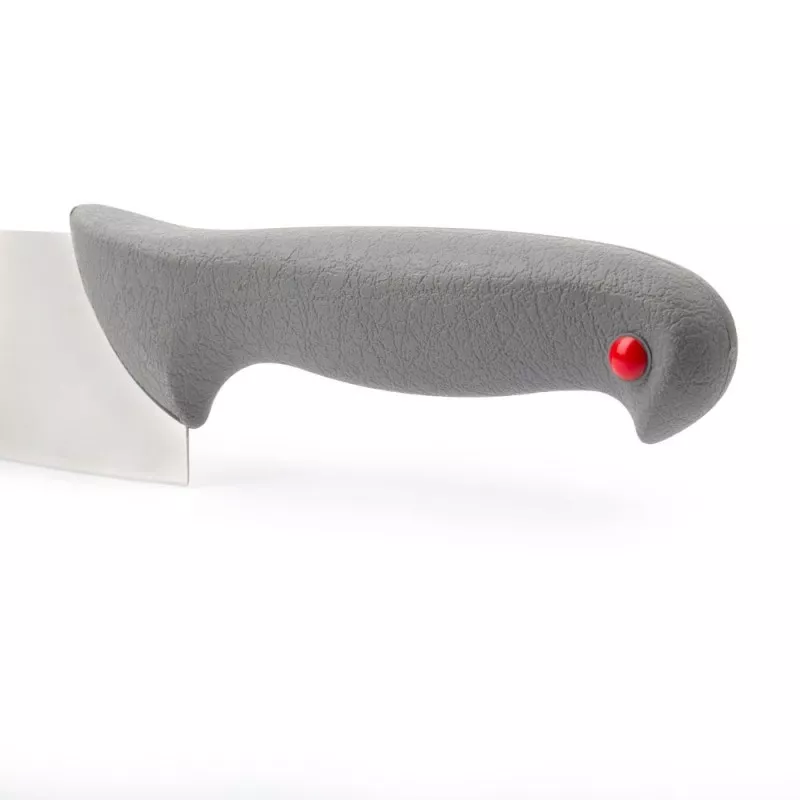 Cuchillo RFª 241100 ARCOS con mango ergonómico gris y hoja de acero inoxidable, diseño funcional y resistente.
