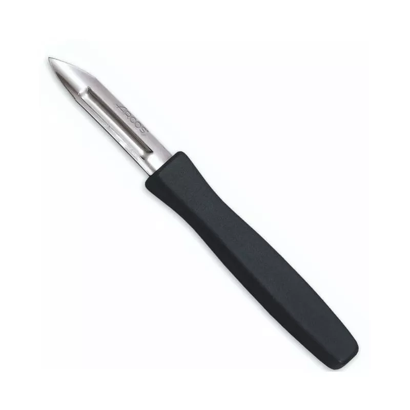Mondador RFª 181300 ARCOS pelador de acero inoxidable con mango ergonómico de plástico negro