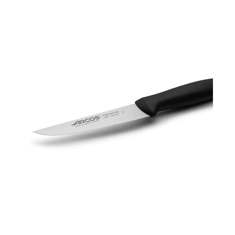 Cuchillo RFª 145100 ARCOS de acero inoxidable con mango ergonómico y diseño moderno, ideal para cocina.