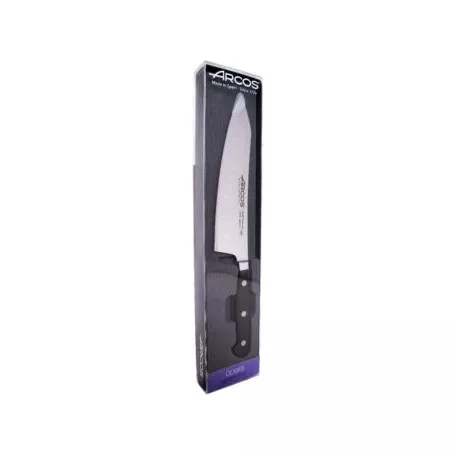Cuchillo RFª 229900 OPERA ARCOS de acero inoxidable con hoja afilada y mango ergonómico negro