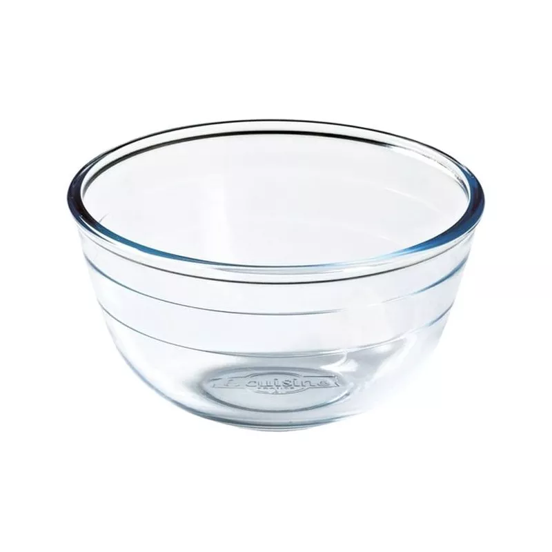 BOL MEZCLA 1,0 L. ARCUISINE 179BA00 de vidrio transparente con diseño elegante y acabado pulido.