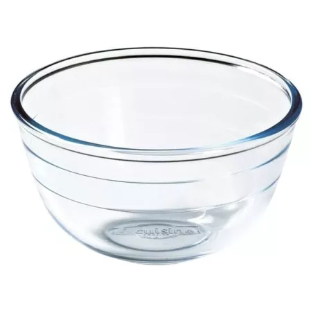 BOL MEZCLA 1,0 L. ARCUISINE 179BA00 de vidrio transparente con diseño elegante y acabado pulido.