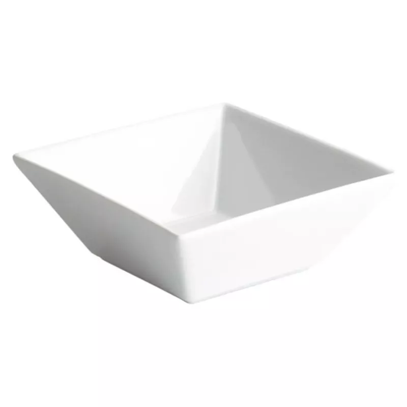 BOL MING 10X10 B2499R cuadrado blanco de cerámica con diseño moderno y acabado brillante.