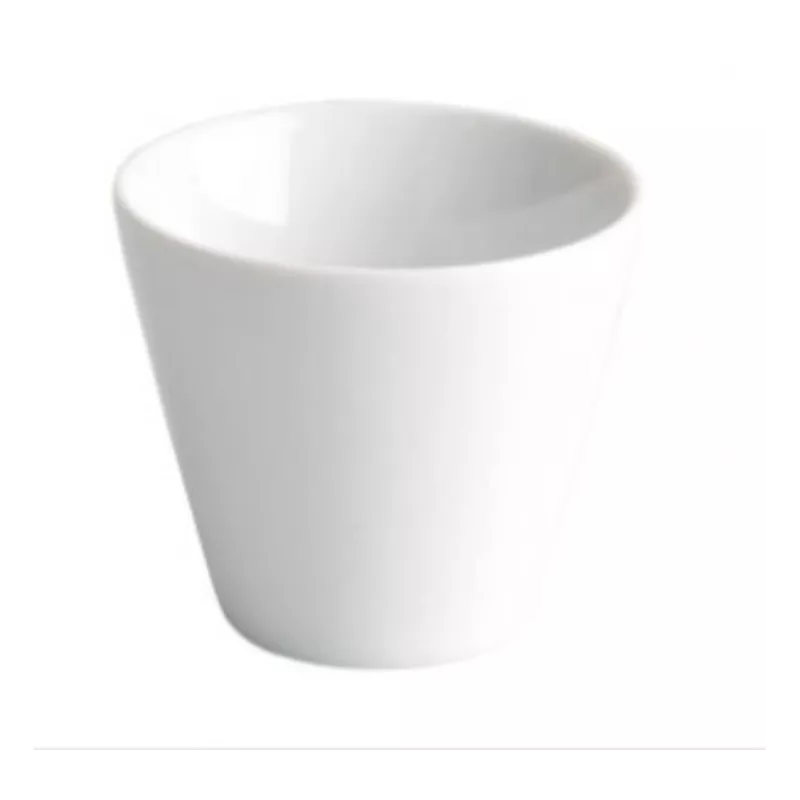 BOWL VIEJO VALLE B1722R cerámico blanco con diseño cónico y acabado brillante ideal para decoración y servir.