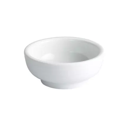 BOL NIPON B1484V cerámico blanco con acabado brillante y diseño minimalista ideal para servir.