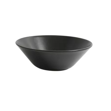 BOL NEGRO B2969-2 17 CM de cerámica mate, diseño moderno y elegante, ideal para uso diario.