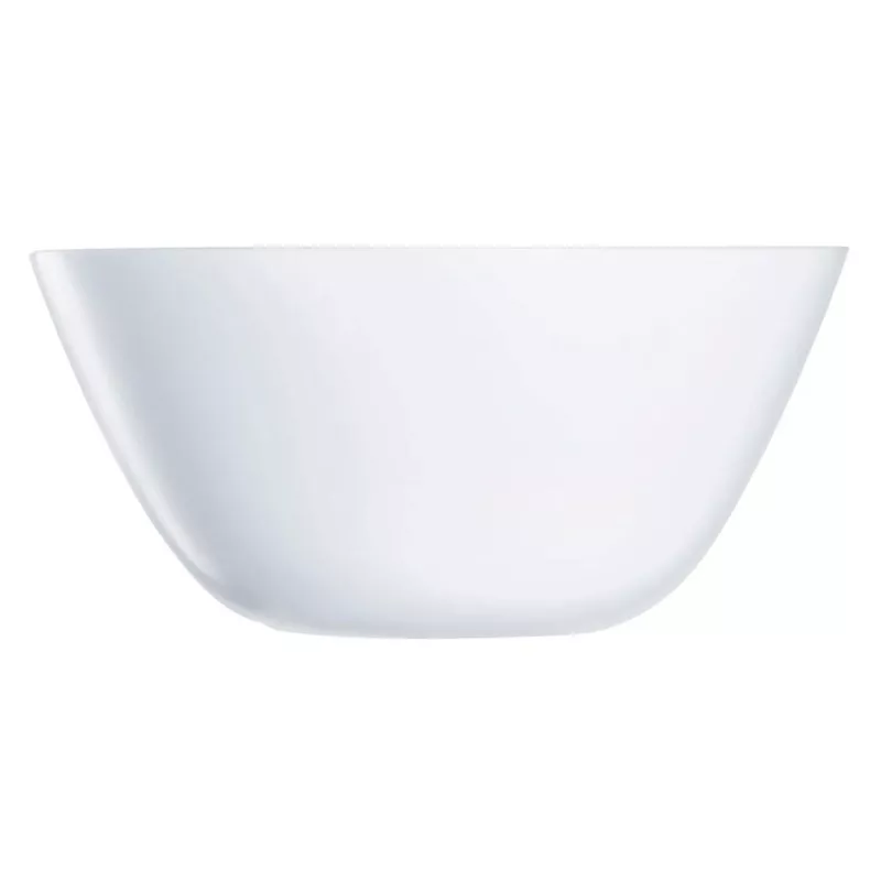 ENSALADERA 24 CM ZELIE 5425811 de cerámica blanca con diseño moderno y acabado brillante ideal para ensaladas.