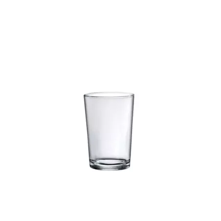 VASO CAÑA 18 HOSTELERIA de cristal transparente, diseño clásico, ideal para servir bebidas en bares y restaurantes.