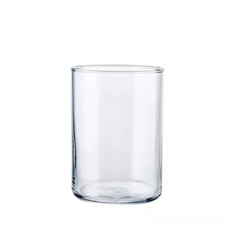 VASO JERTE 50 CL VICRILA transparente de vidrio, diseño cilíndrico con acabado pulido y bordes redondeados