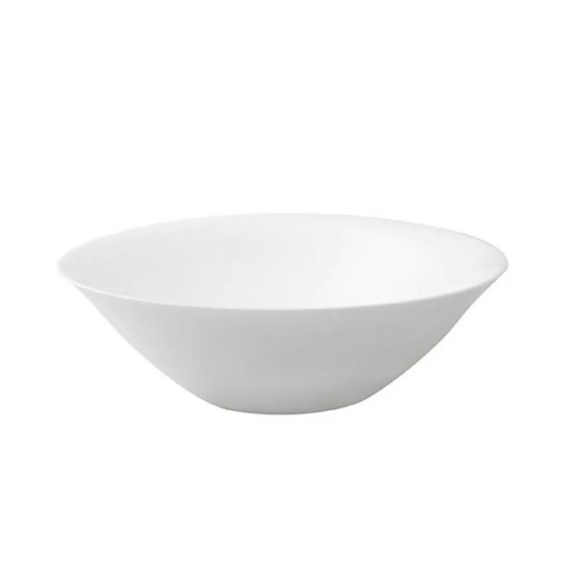 ENSALADERA 27 CARINE BCO LUMINARC con diseño contemporáneo, color blanco y acabado brillante de vidrio.