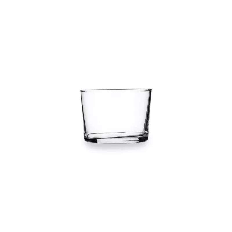 VASO CHIQUITO 23 C.L C*12 ARCOROC de vidrio transparente con diseño elegante y acabado pulido.