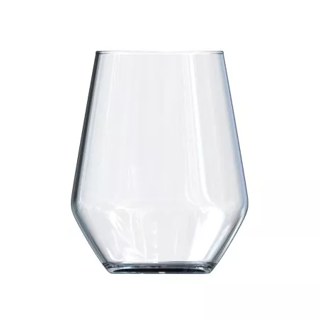 VASO THERA ALTO ARCOROC 40CL V.T de vidrio transparente con diseño moderno y acabado pulido, ideal para bebidas.