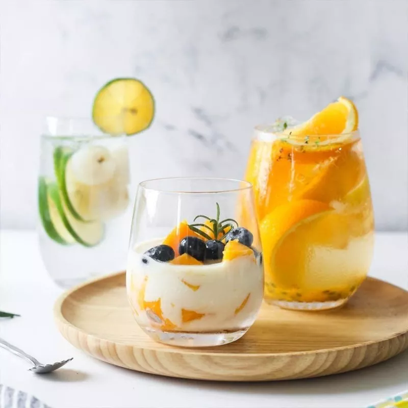 VASO GAIA361F 360 CC 10950S de cristal transparente con diseño moderno y acabado brillante ideal para bebidas.