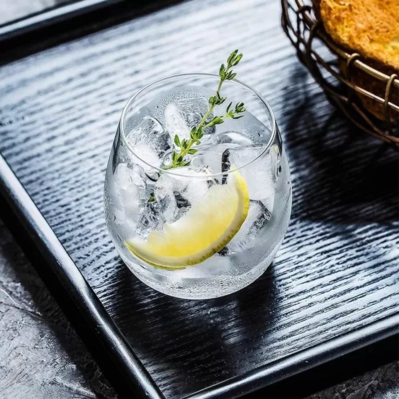VASO GAIA361F 360 CC 10950S de vidrio transparente con diseño moderno y acabado brillante para bebidas frías.