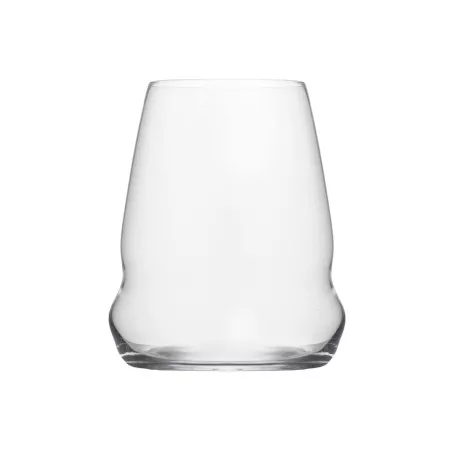 VASO ALTO COCOON 55,6 CL de cristal transparente con diseño elegante y acabado pulido para uso diario.