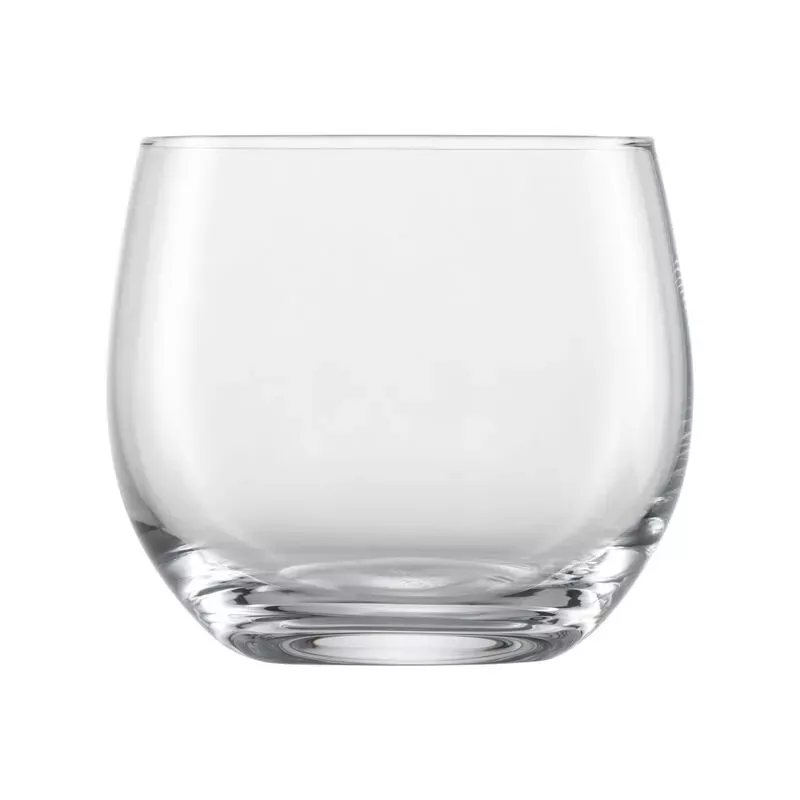 VASO ZWIESEL BANQUET WISKY BAJO 60 128075 de vidrio transparente, diseño elegante y curvado ideal para wiskies.