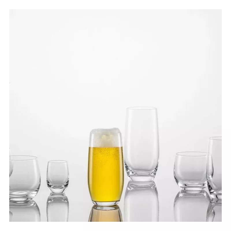 VASO ZWIESEL BANQUET WISKY BAJO 60 128075 de cristal transparente, diseño elegante y acabado pulido, ideal para bebidas.